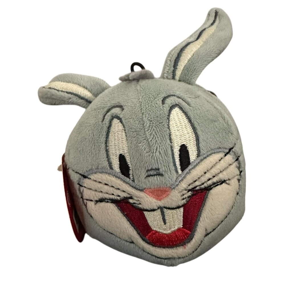 Bugs Bunny Plush Ornament Looney Tunes Hallmark Fluffballs NWT Toy Colle…